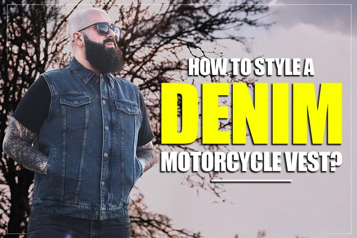 How to Style a Denim Motorcycle Vest for Any Look