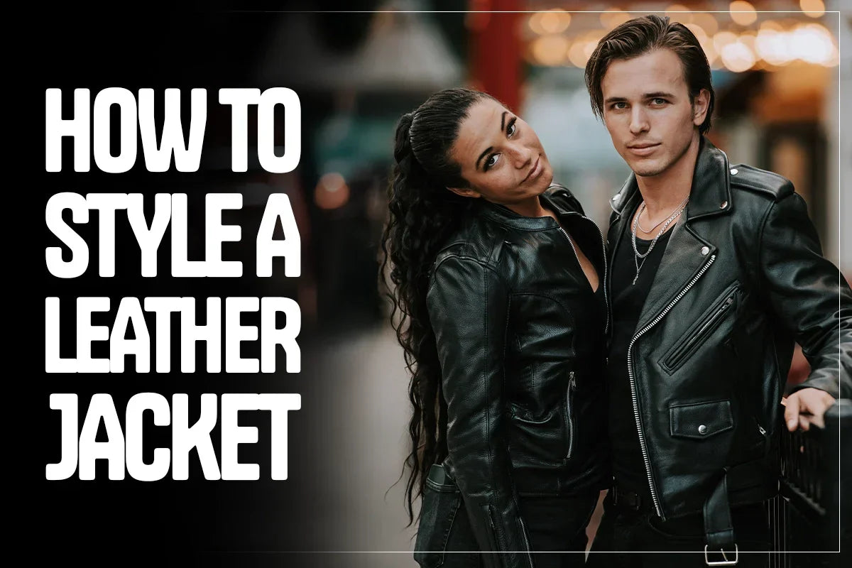 How to style a leather jacket?