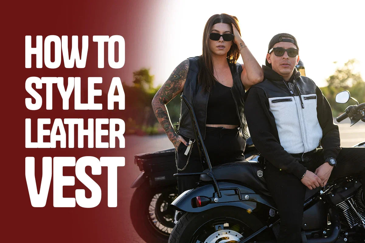 How to style a leather vest