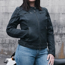 Women's Denim Motorcycle Jackets