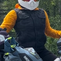 Women's Denim Motorcycle Vests