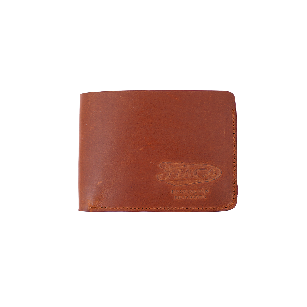 Bifold Wallet - Vegetable Tanned Leather Leather Wallet Accessories AMBER