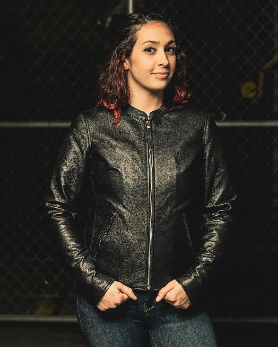 Flashback - Women's Motorcycle Leather Jacket Women's Leather Jacket Jackets