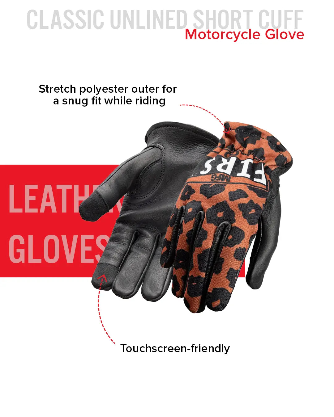 Cheetah Women's Clutch Gloves Women's Gloves Accessories