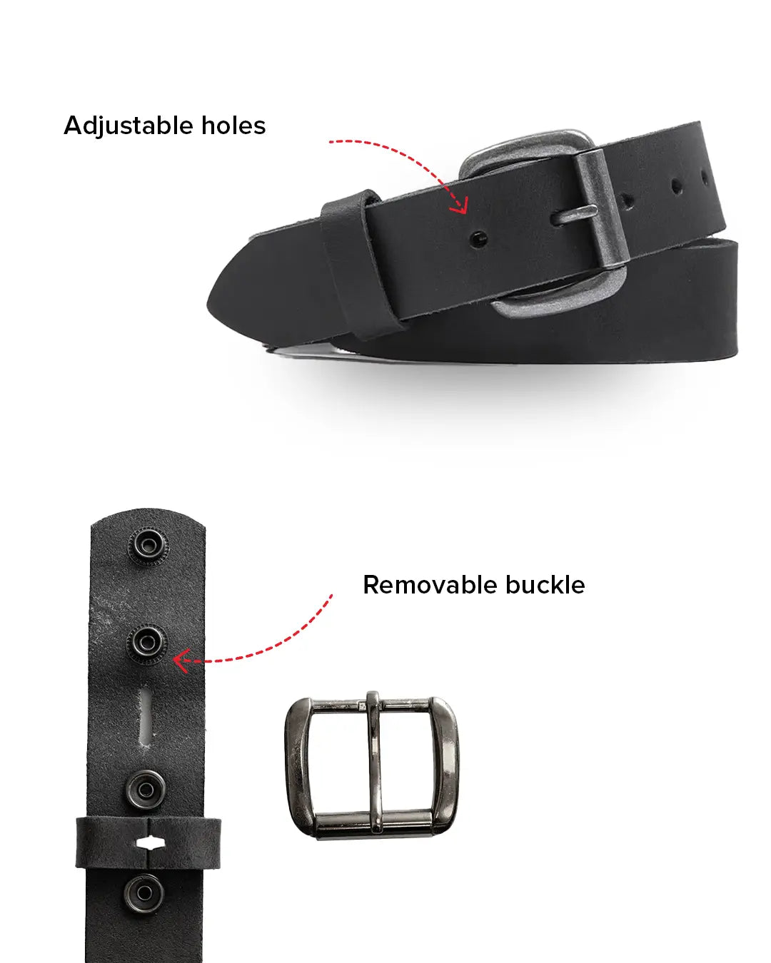 Charcoal Belt Belt Accessories