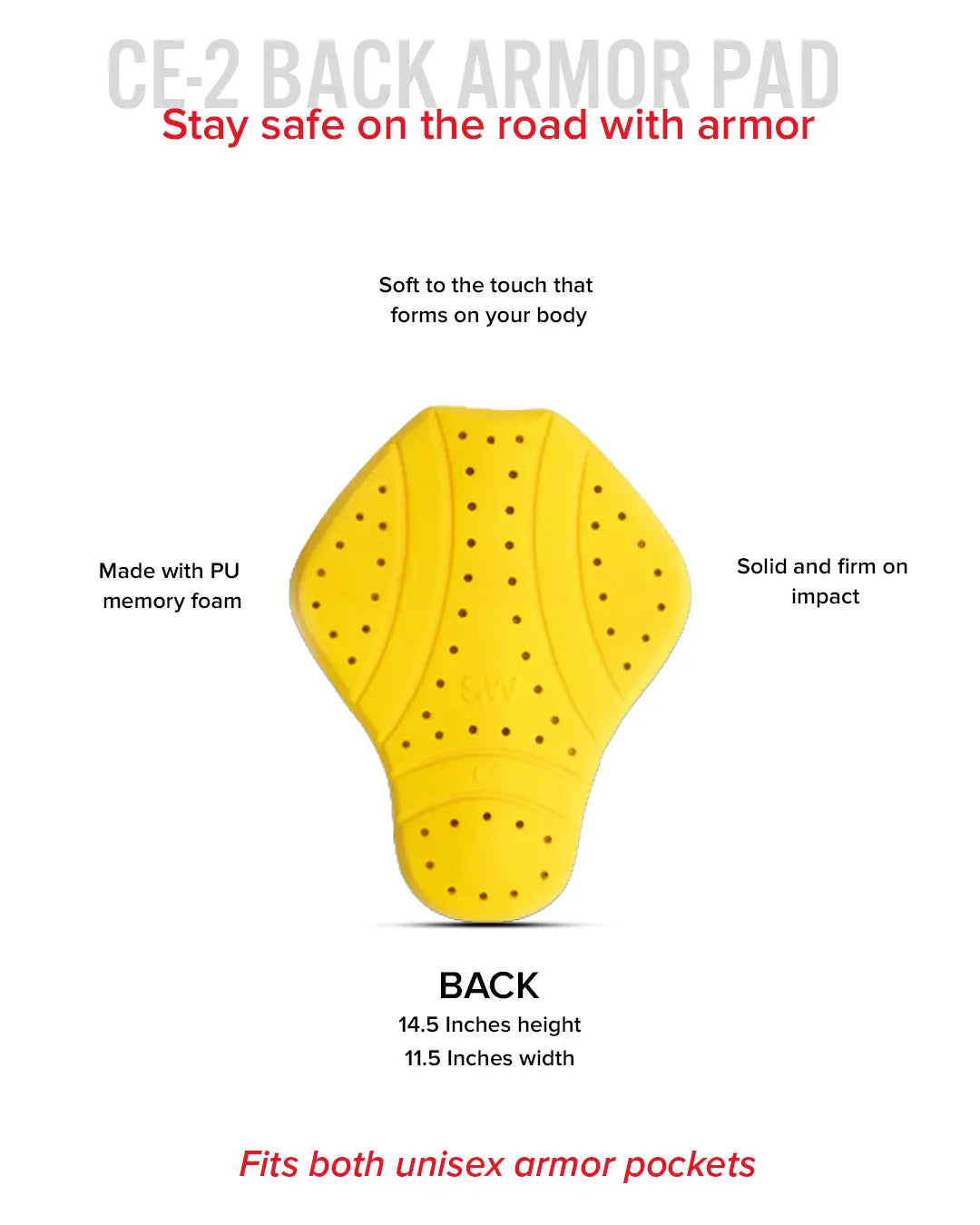 CE-2 Back Armor Pad Armor pads Accessories