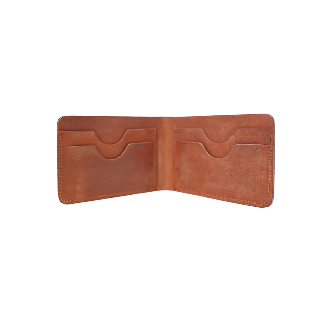 Bifold Wallet - Vegetable Tanned Leather Leather Wallet Accessories