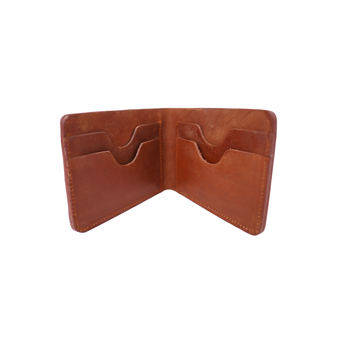 Bifold Wallet - Vegetable Tanned Leather Leather Wallet Accessories