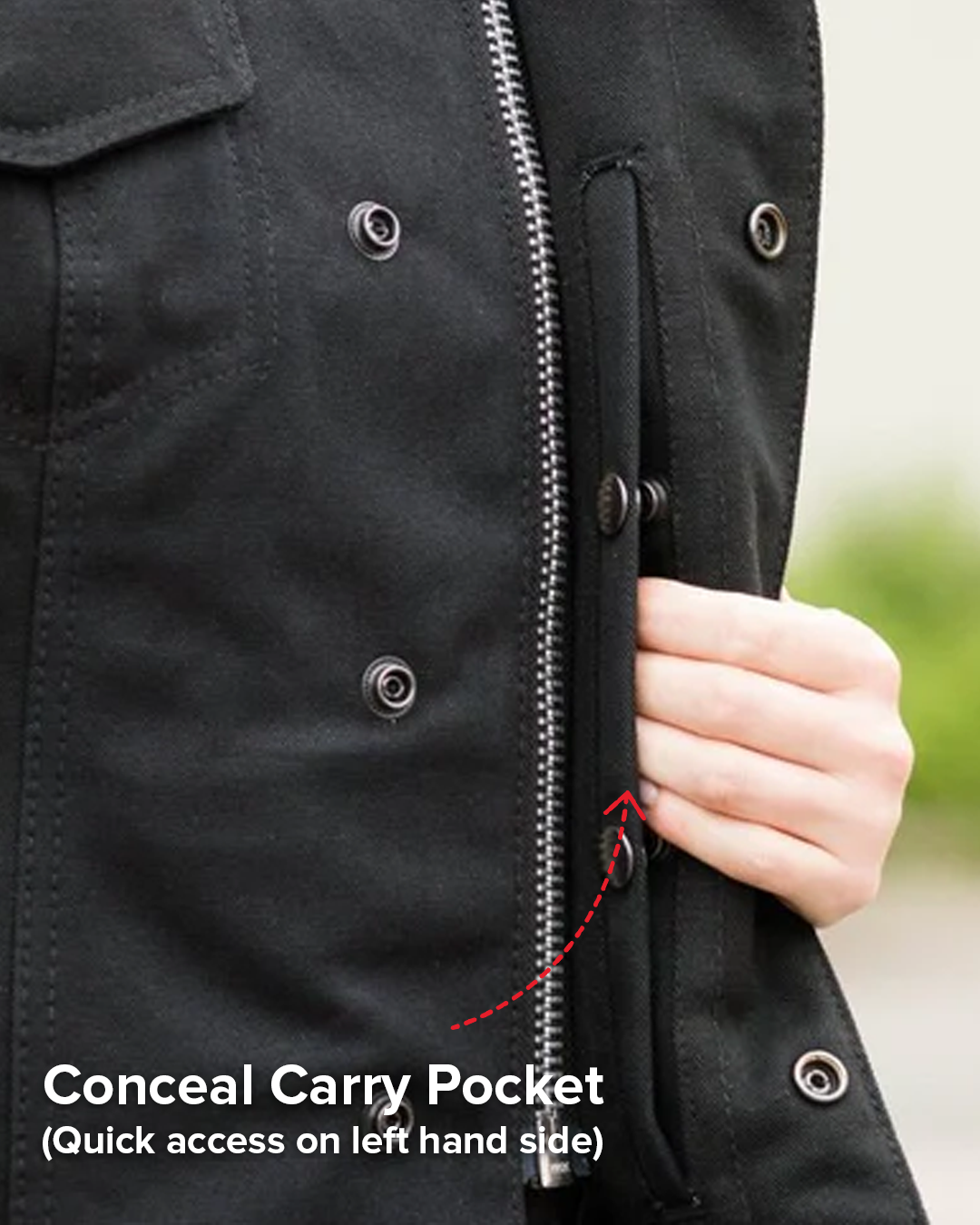 Ludlow Women's Motorcycle Canvas Vest Women's Canvas Vest Vests