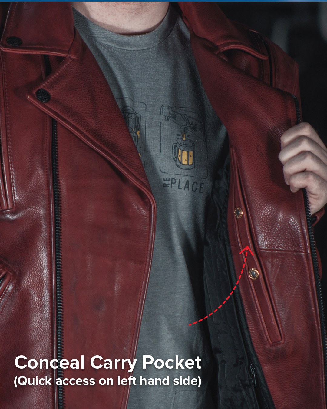 Night Rider Men's Motorcycle Leather Jacket Men's Leather Jacket Jackets