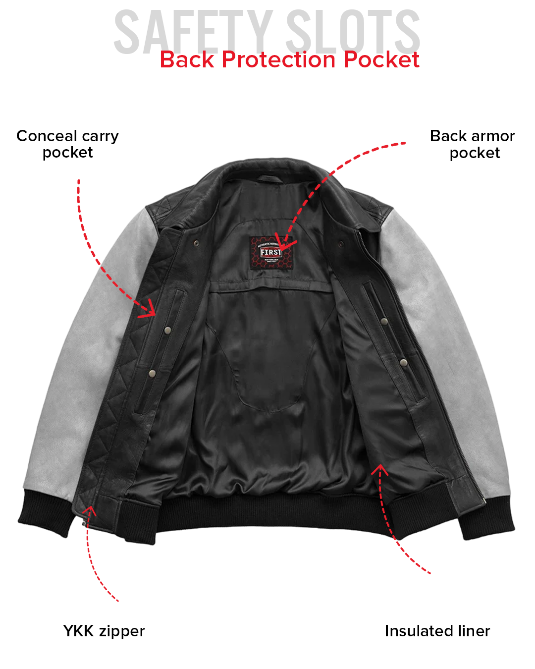 Moto Bomber Two Tone Men's Leather Jacket Men's Leather Jacket Jackets