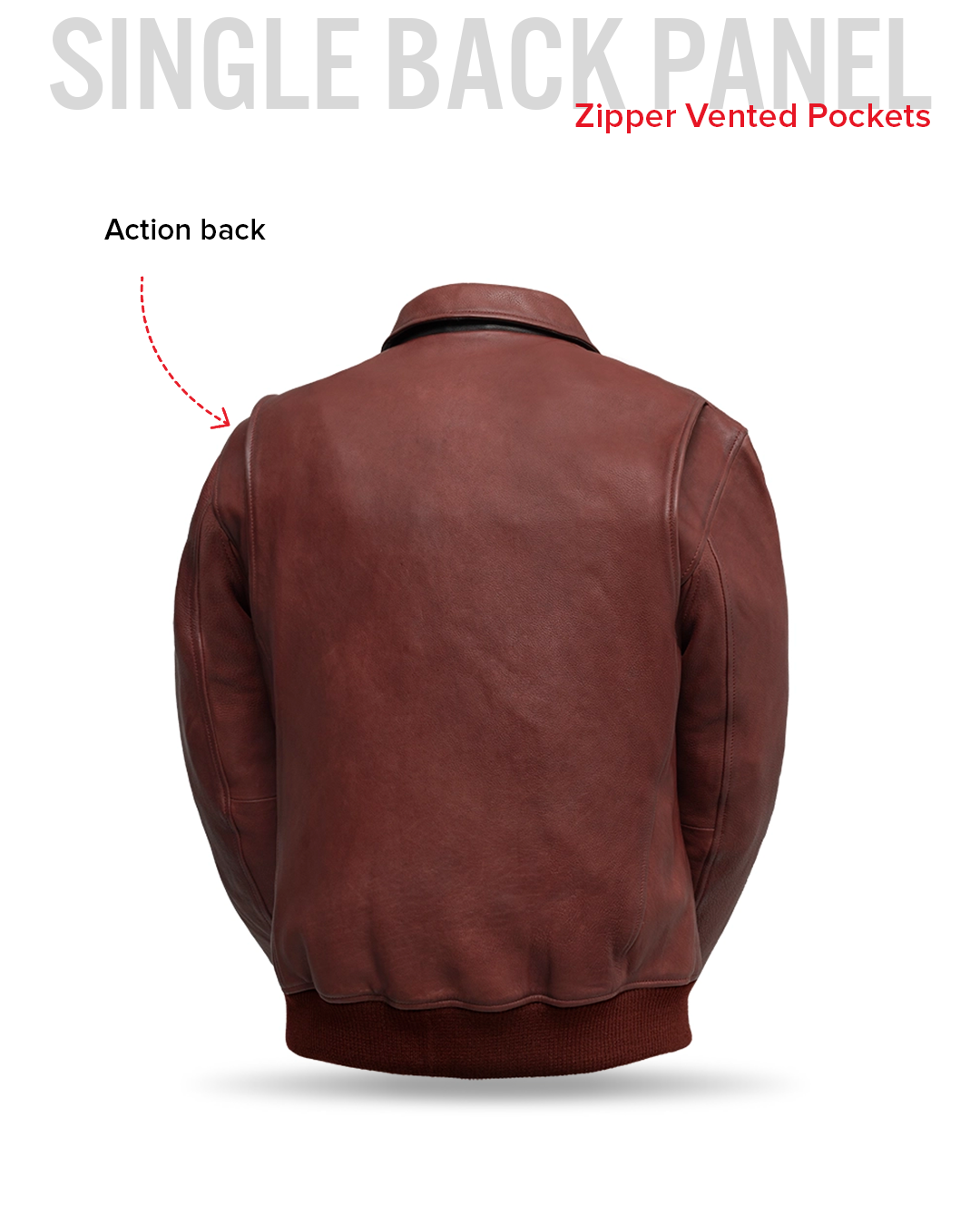Moto Bomber - Men's Leather Jacket