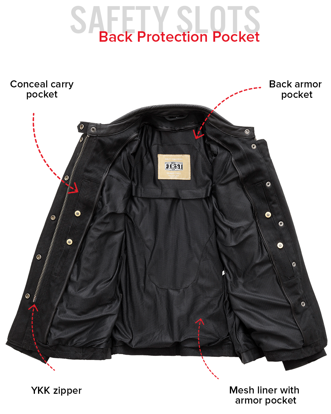 Outcast - Women's Twill Motorcycle Jacket Women's Leather Jacket Jackets