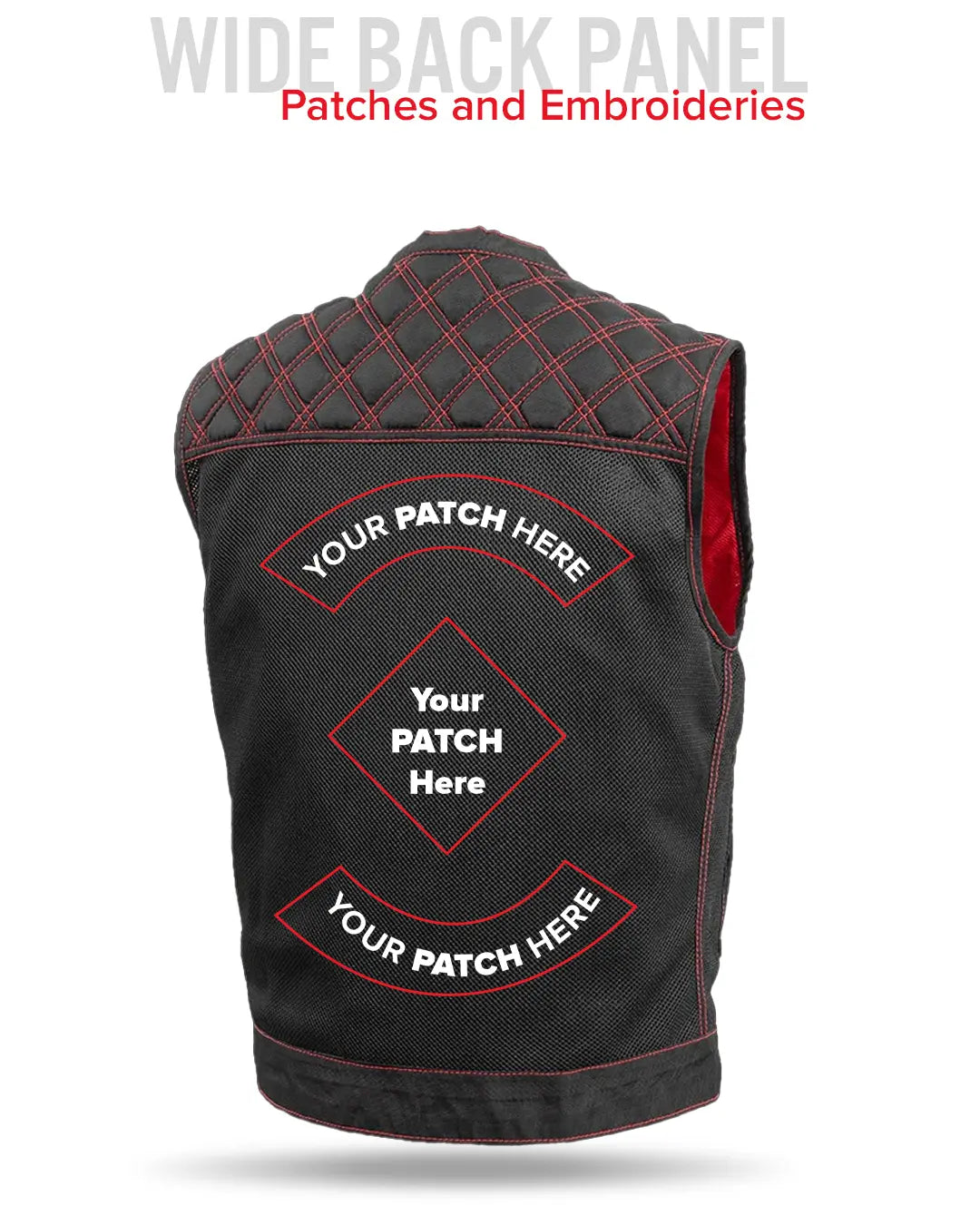 Downside Moto Mesh Men's Motorcycle Vest Men's Moto Mesh Vest Vests