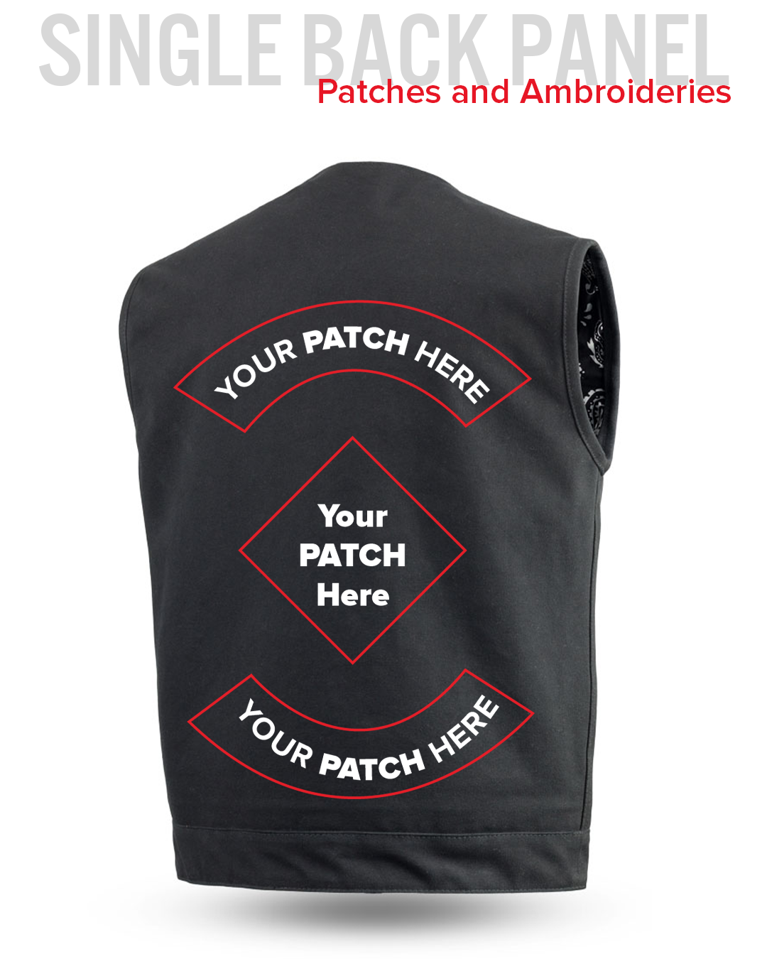 Fairfax V2 Men's Motorcycle Canvas Vest Men's Canvas Vests Vests