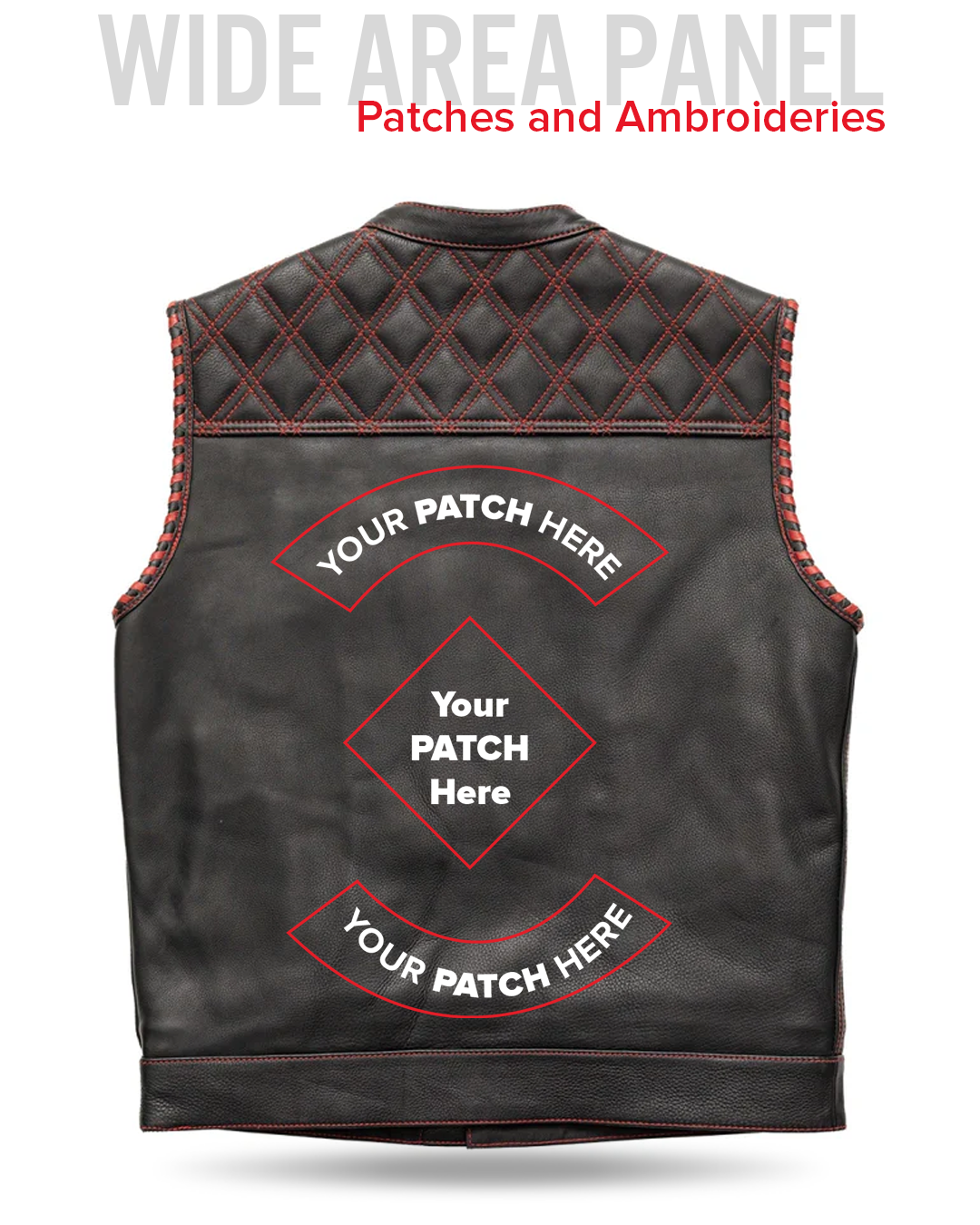 Sinister - Men's Motorcycle Leather Vest