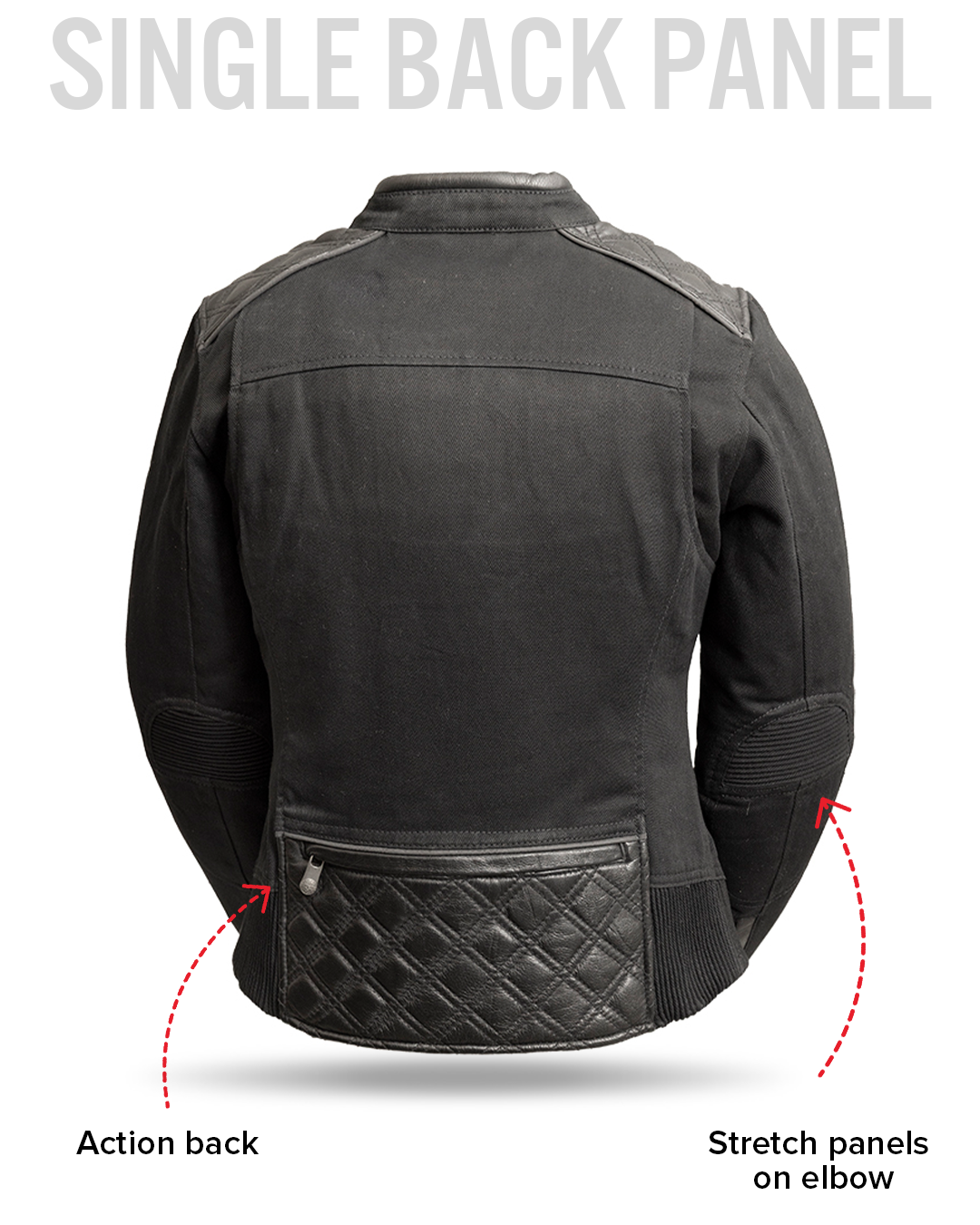 Diamond Back - Women's Motorcycle Jacket Women's Jacket First Manufacturing Company