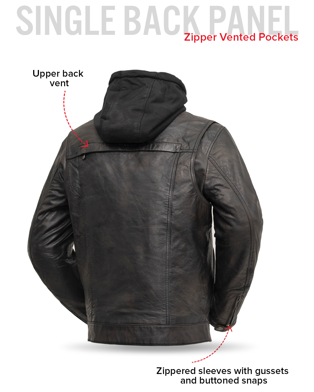 Vendetta Men's Motorcycle Leather Jacket Men's Leather Jacket Jackets