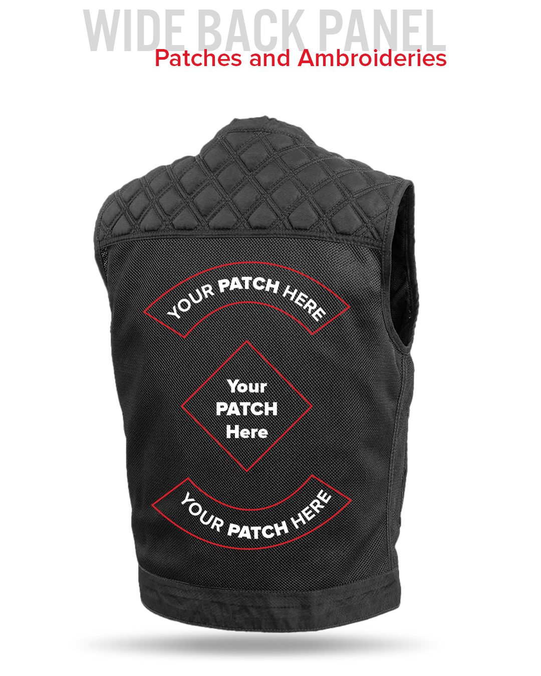 Downside Moto Mesh Men's Motorcycle Vest Men's Moto Mesh Vest Vests