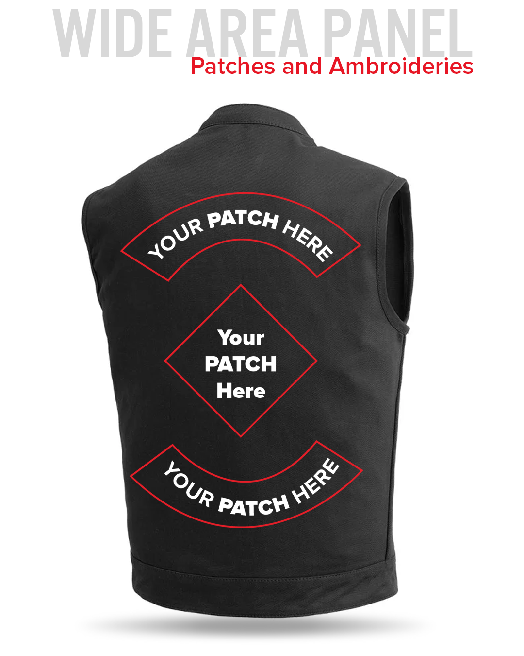 Havoc Men's Motorcycle Twill Vest Men's Twill Vest Vests