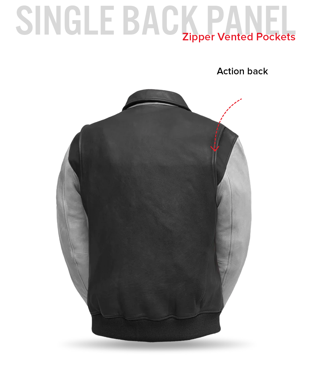 Moto Bomber Two Tone Men's Leather Jacket Men's Leather Jacket Jackets