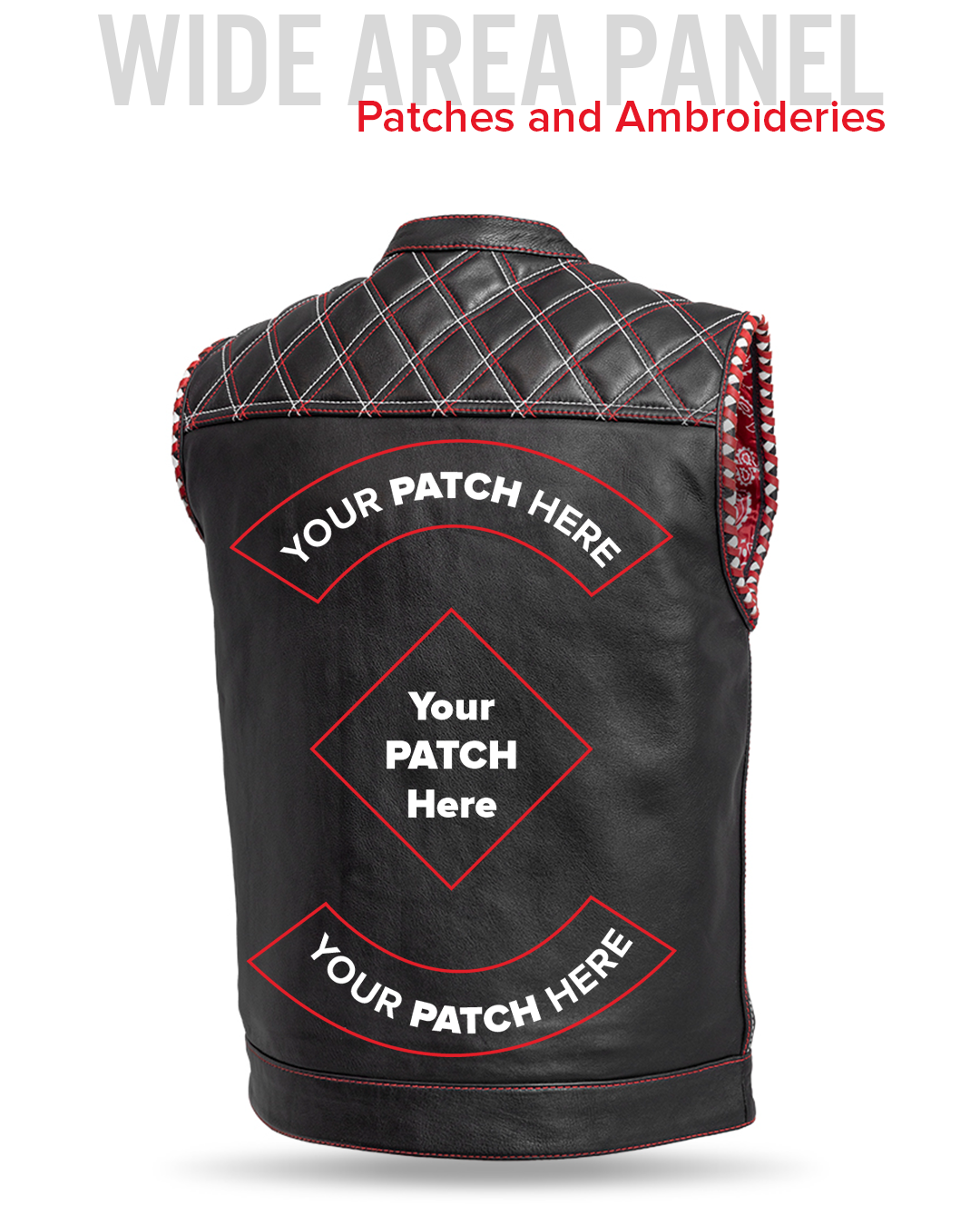 Sinister - Men's Motorcycle Leather Vest