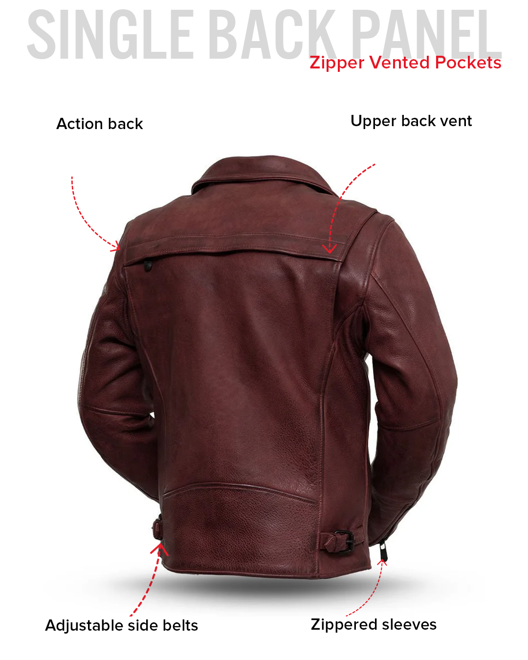 Night Rider Men's Motorcycle Leather Jacket Men's Leather Jacket Jackets