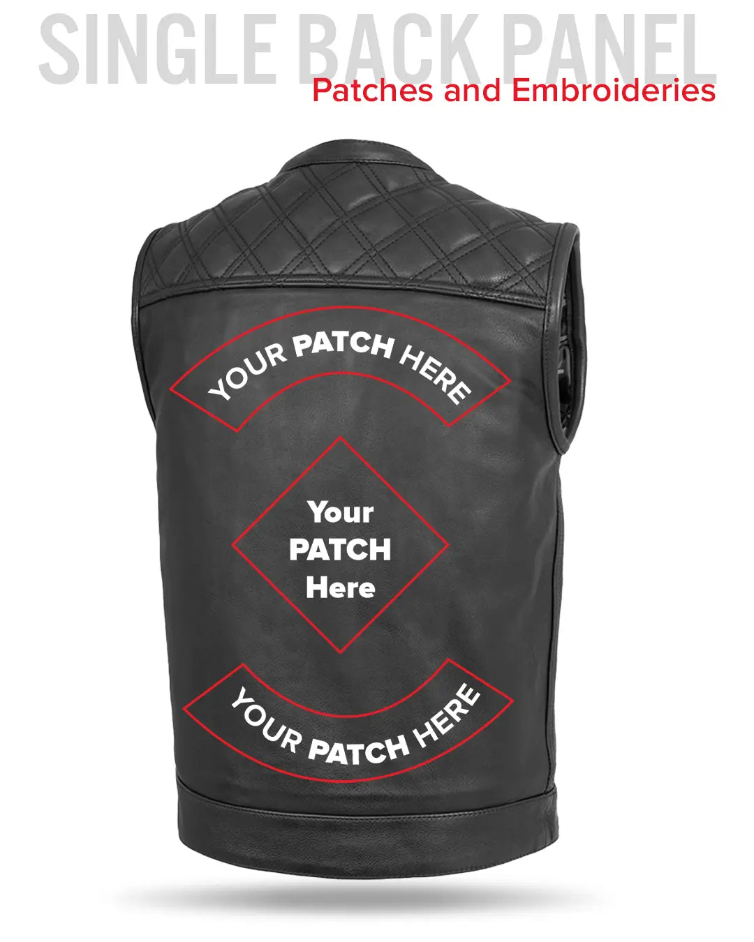 FMCo Men's Signature Leather Vest Men's Leather Vest Vests