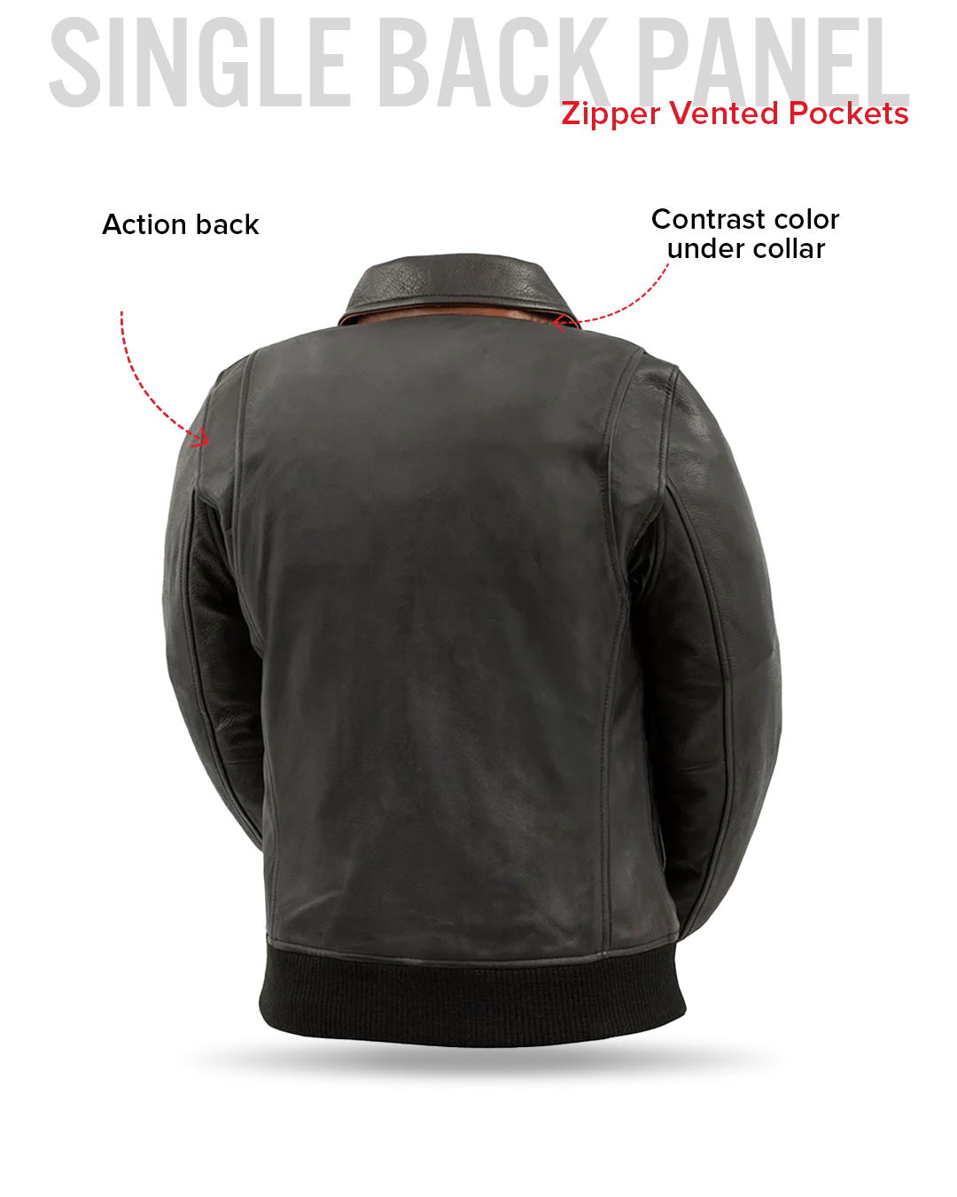 Nancy - Women's Moto Bomber Leather Jacket Women's Bomber Jacket First Manufacturing Company