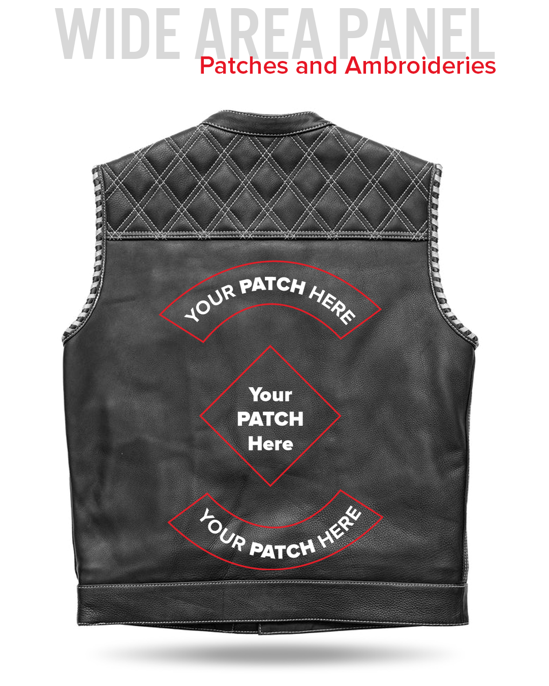 Sinister - Men's Motorcycle Leather Vest