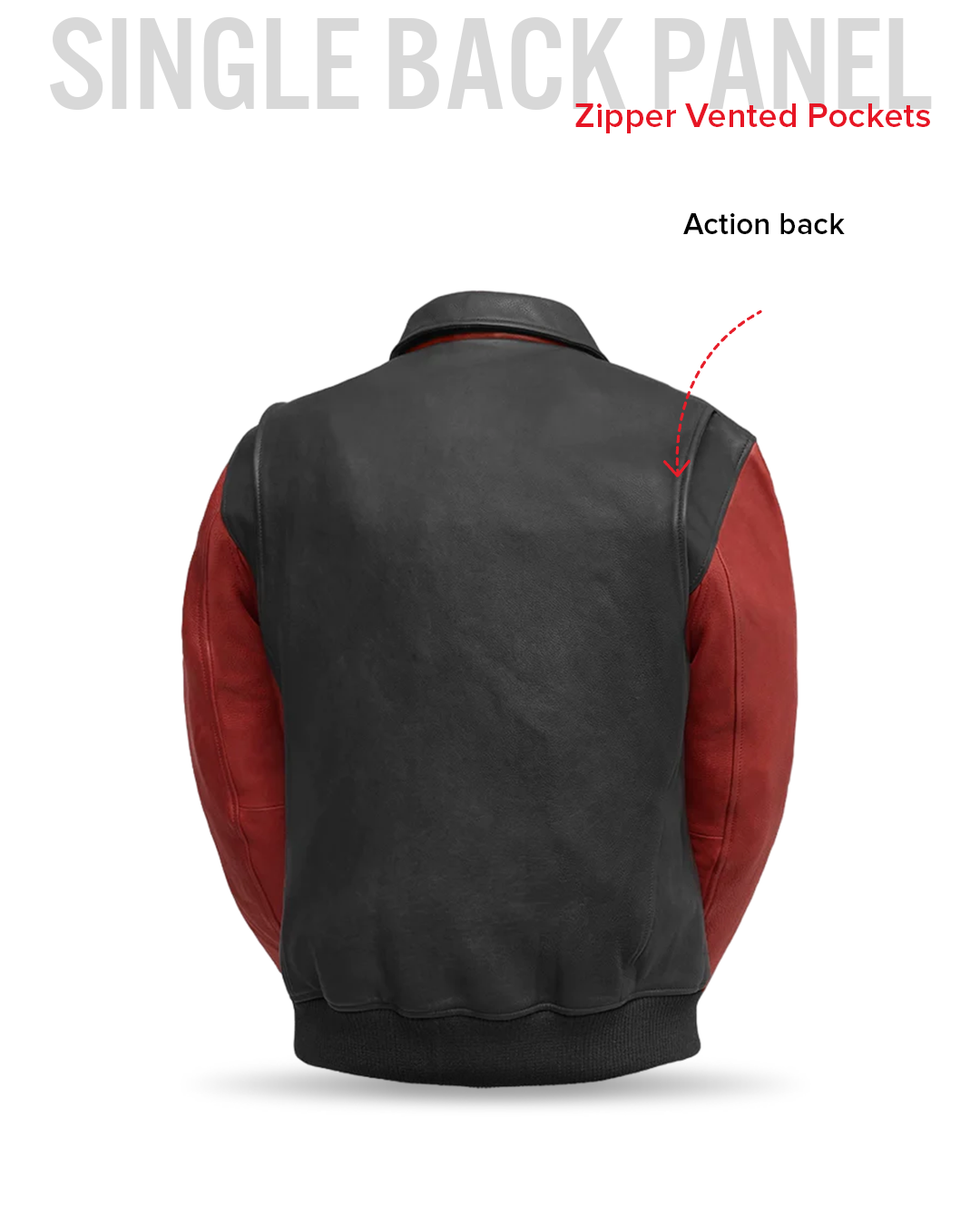 Moto Bomber Two Tone Men's Leather Jacket Men's Leather Jacket Jackets