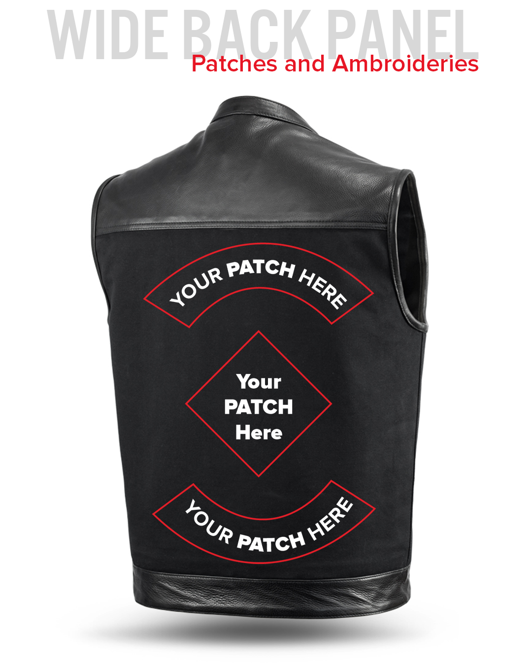 49/51 Vest Motorcycle Leather Canvas Vest Men's Canvas Vests Vests