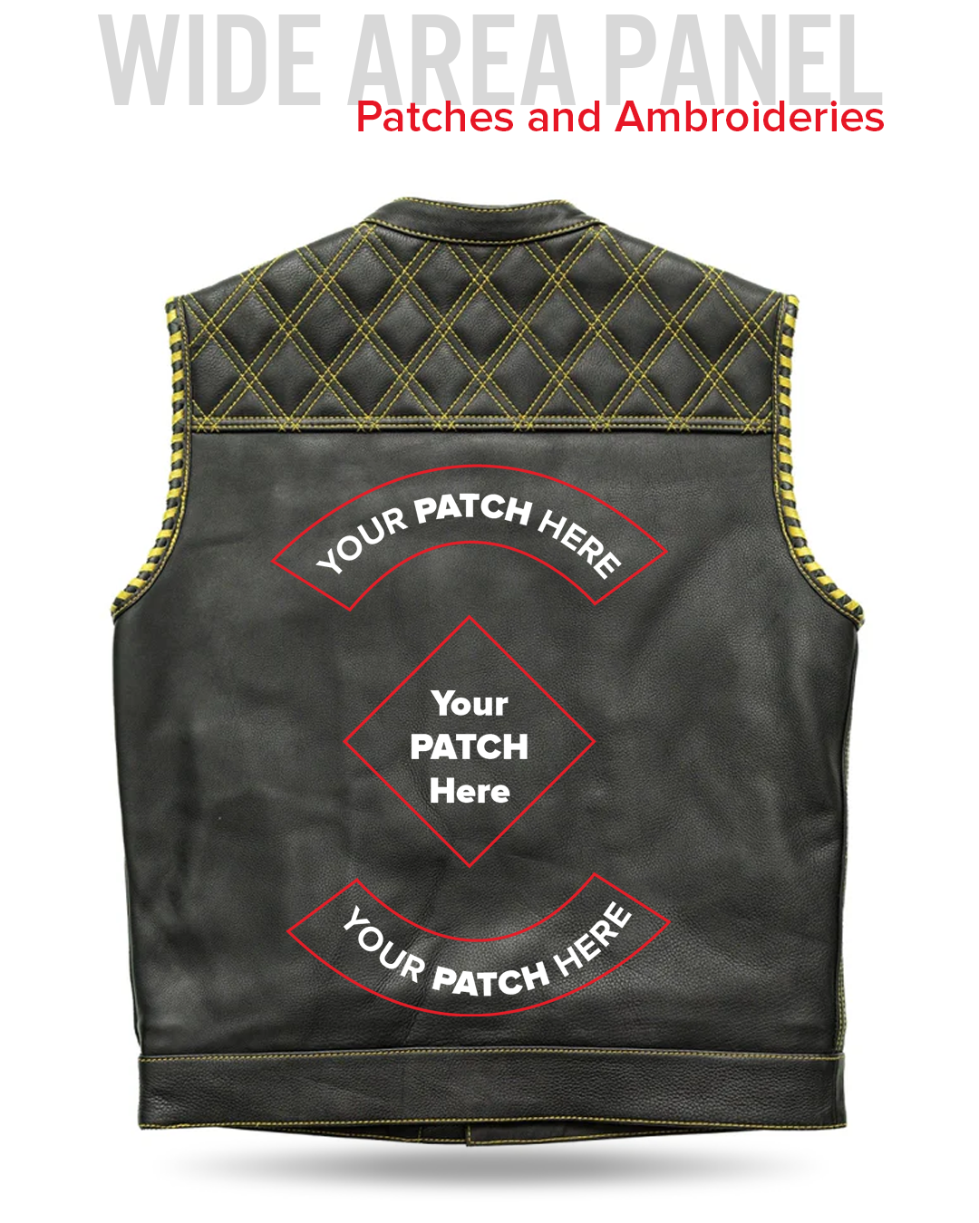 Sinister - Men's Motorcycle Leather Vest