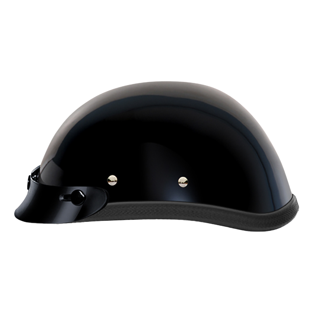 Novelty Eagle W/ Snaps- Hi-Gloss Black NOVELTY EAGLE Daytona Helmets