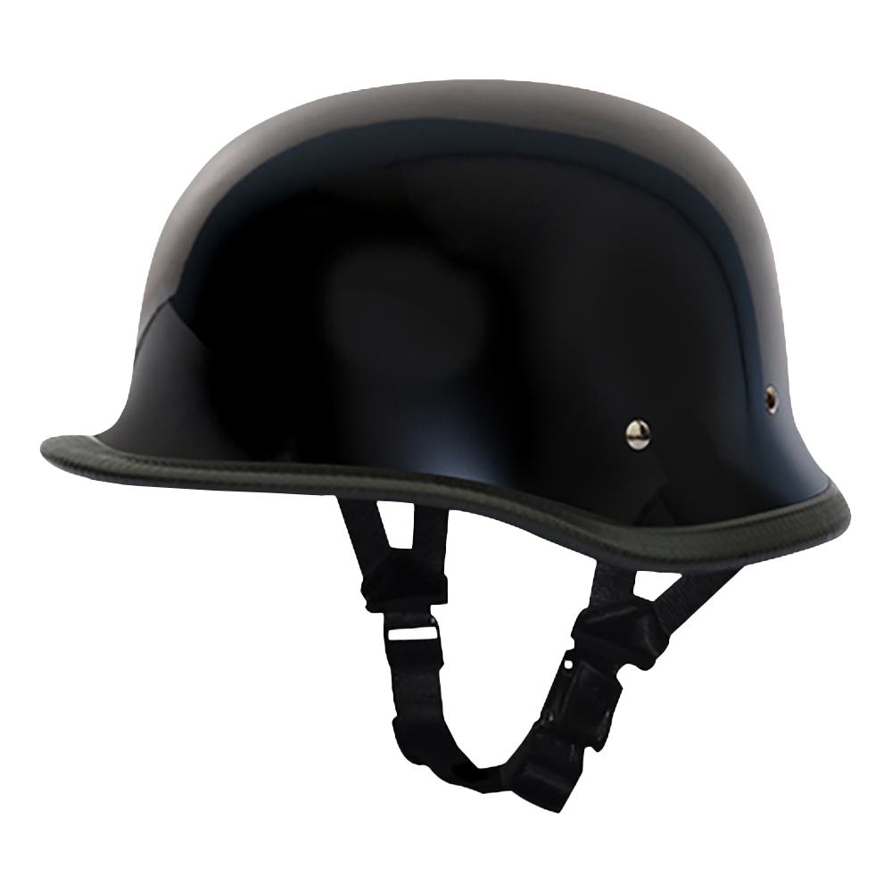 Novelty Big German- Hi-Gloss Black NOVELTY BIG GERMAN Daytona Helmets