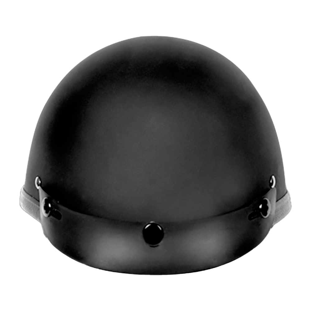 Novelty Smokey W/ Snaps- Dull Black NOVELTY SMOKEY Daytona Helmets