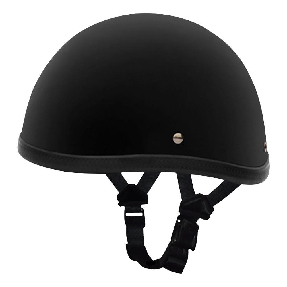 Novelty Smokey W/O Snaps- Dull Black NOVELTY SMOKEY Daytona Helmets