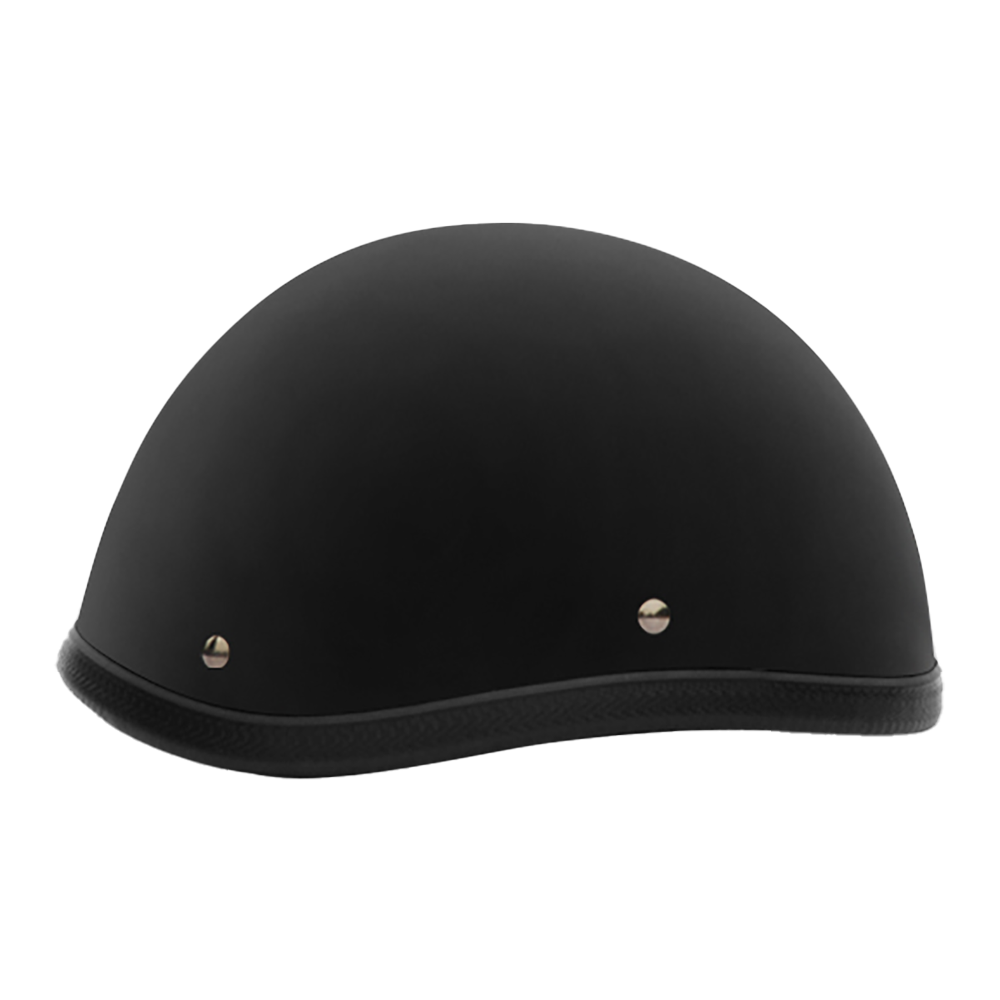Novelty Smokey W/O Snaps- Dull Black NOVELTY SMOKEY Daytona Helmets