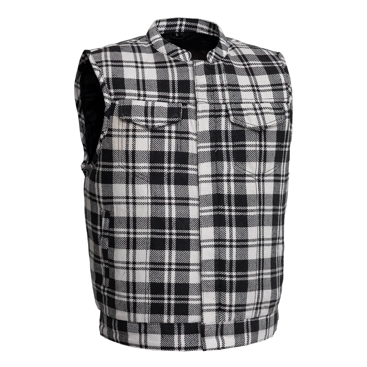Sharp Shooter Moto Men's Canvas Vest - Recycled