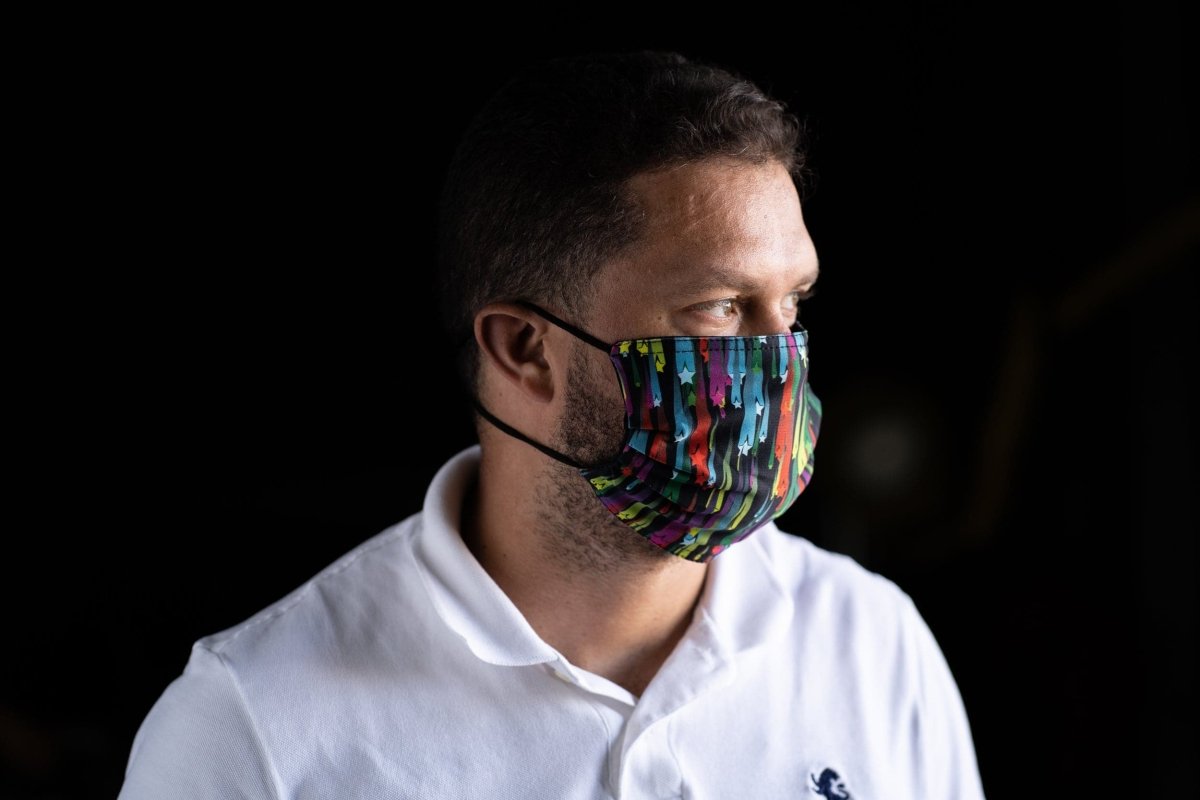 2-Ply Falling Stars Reusable Non-Medical Breathable & Elastic Ear Bands Face Masks (5-Pcs Pack) Face Mask Accessories