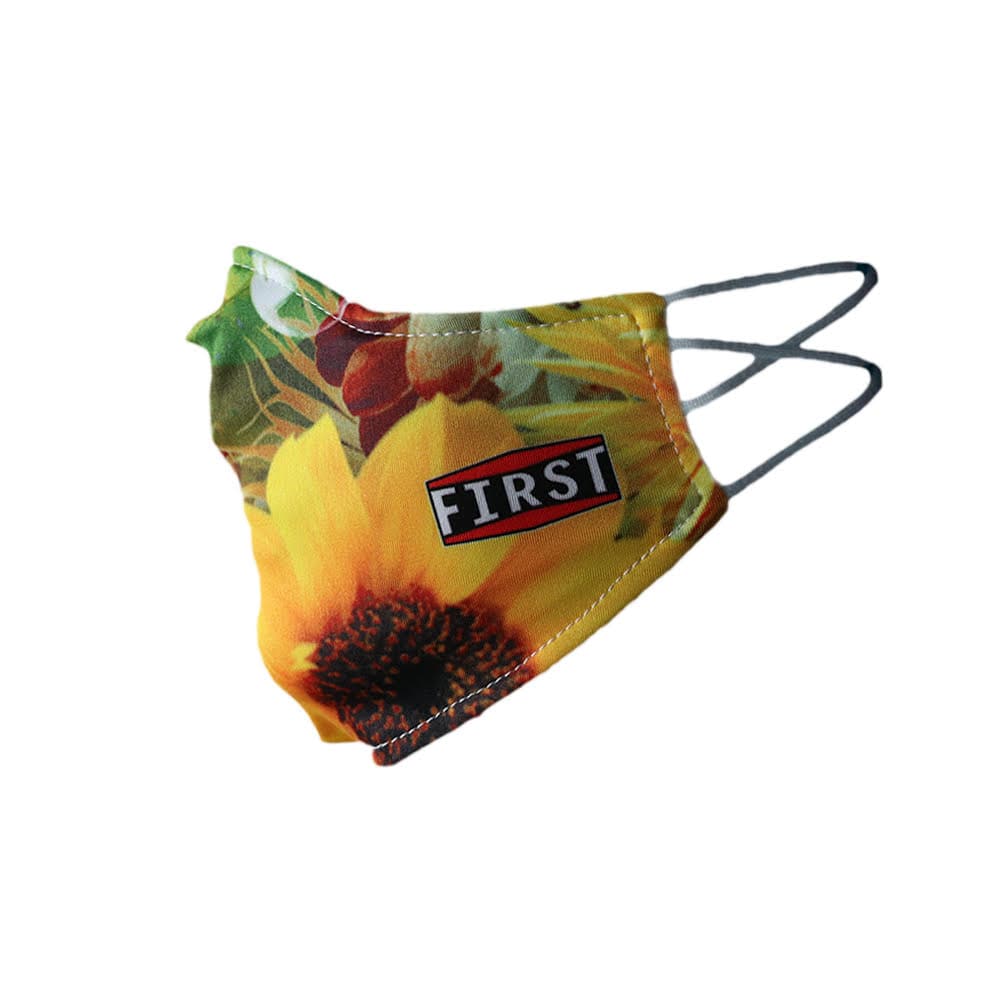 2-Ply Sunflower Reusable Non-Medical Breathable & Elastic Ear Bands Face Masks (5-Pcs Pack) Face Mask First Manufacturing Company