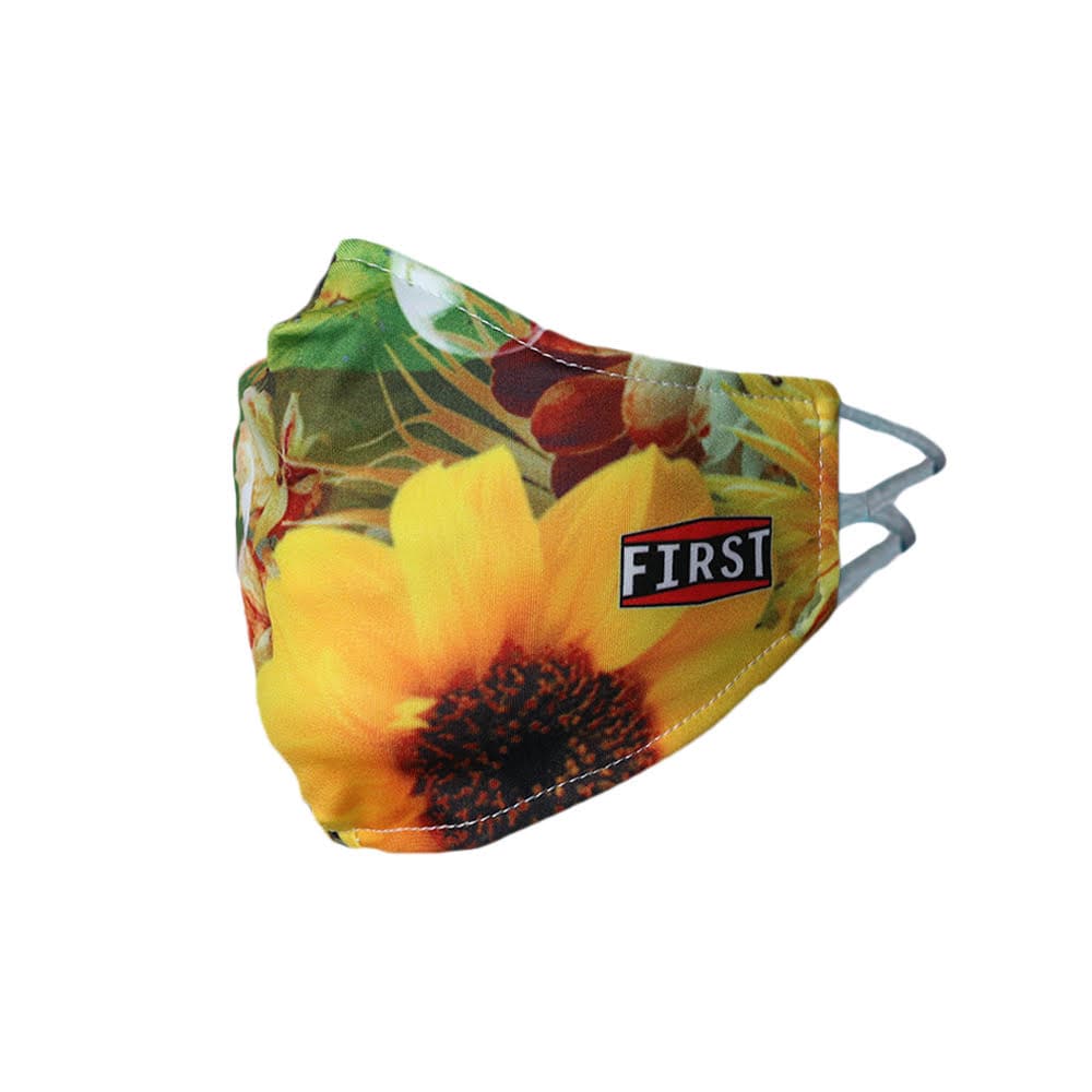 2-Ply Sunflower Reusable Non-Medical Breathable & Elastic Ear Bands Face Masks (5-Pcs Pack) Face Mask First Manufacturing Company