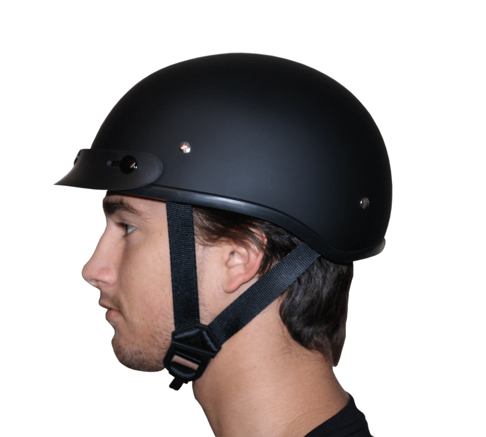 DOT Approved Daytona Motorcycle Half Face Helmet - Skull Cap Graphics for Men & Women, Scooters, ATVs, UTVs & Choppers - W/ Come Get 'Em DAYTONA SKULL CAP - GRAPHICS Daytona Helmets