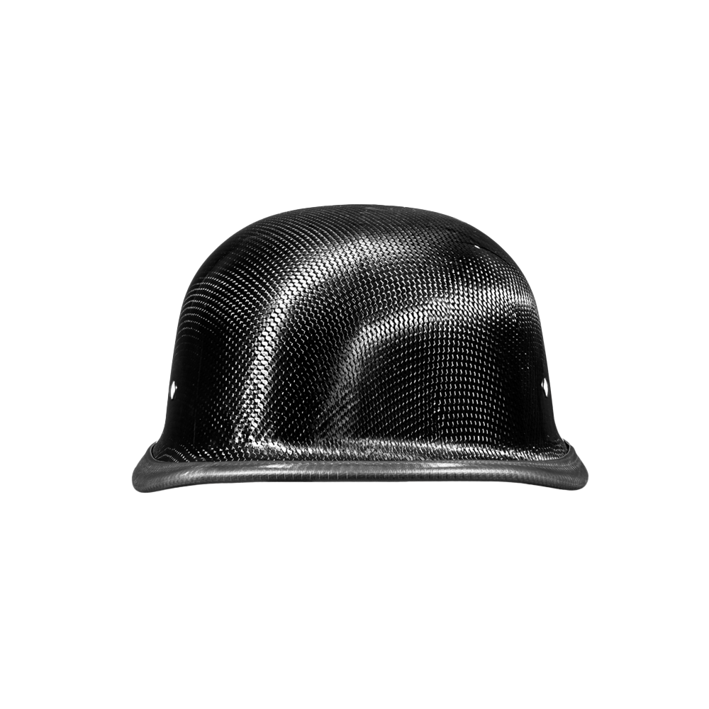 Novelty German- Grey Carbon Fiber NOVELTY CARBON FIBER Daytona Helmets