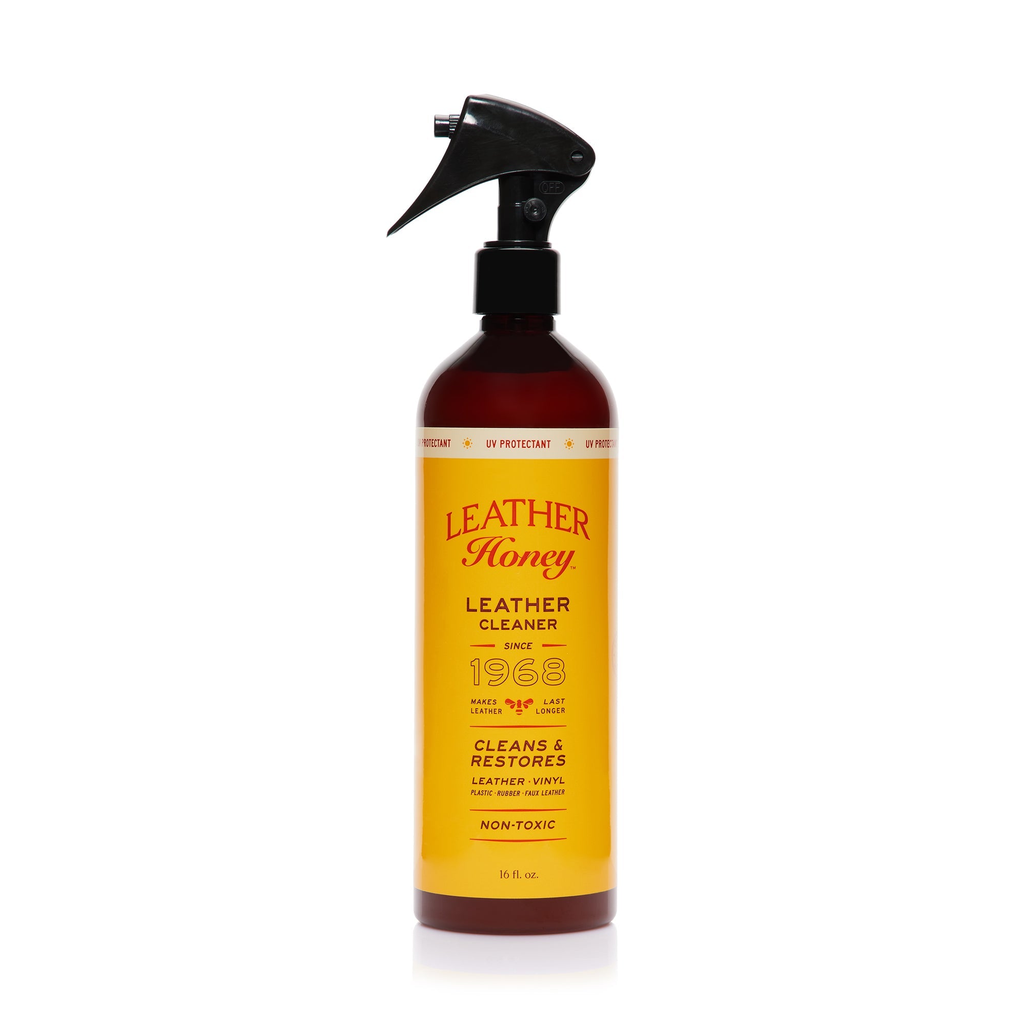 Leather Cleaner Leather Cleaner Leather Honey 16 oz. / Spray Bottle with UV Protectant
