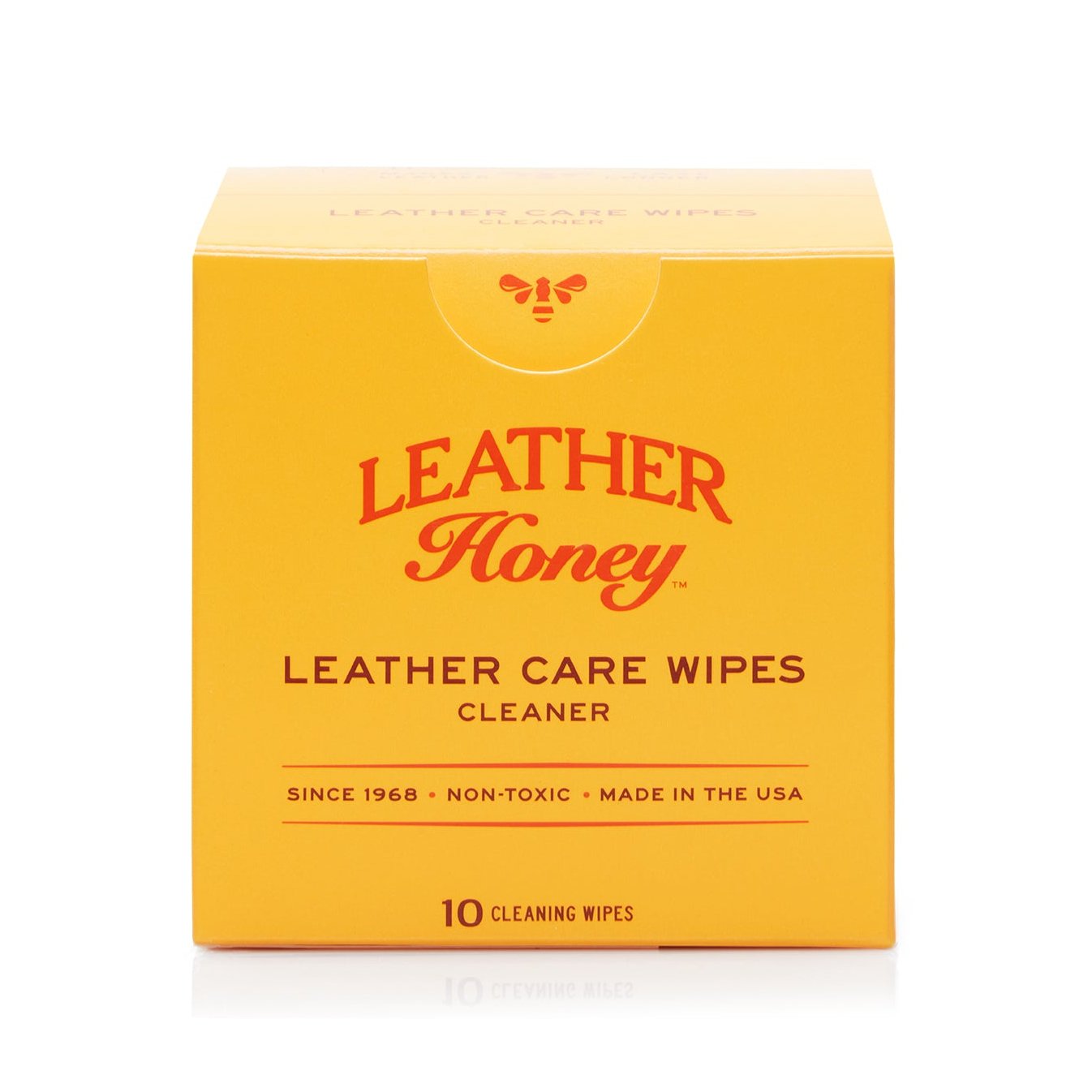Leather Care Wipes (10 Pack) Leather Care Leather Honey Leather Cleaner Wipes: 10 Foil Wrapped