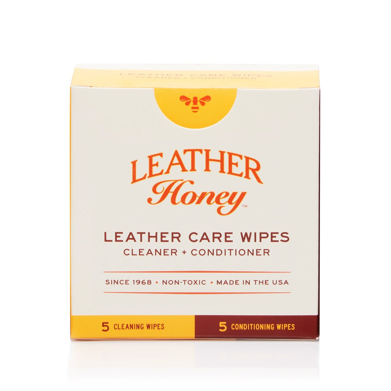 Leather Care Wipes (10 Pack) Leather Care Leather Honey Leather Cleaner & Conditioner Wipes: Foil Wrapped
