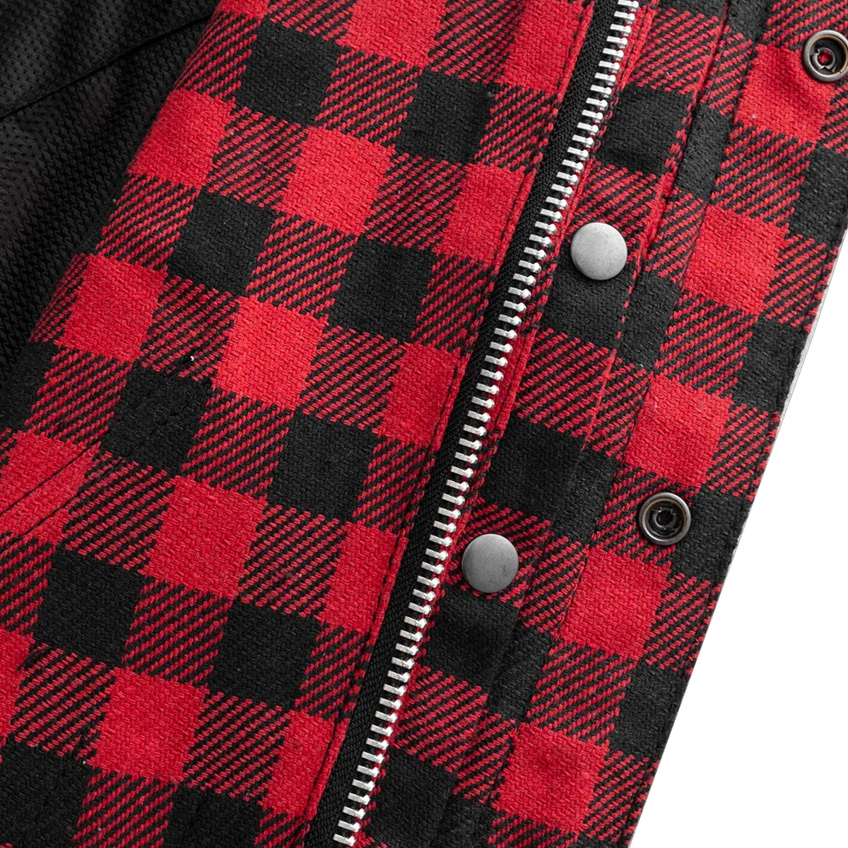 Sharp Shooter Moto Men's Canvas Vest - Recycled Men's Canvas Vests Vests