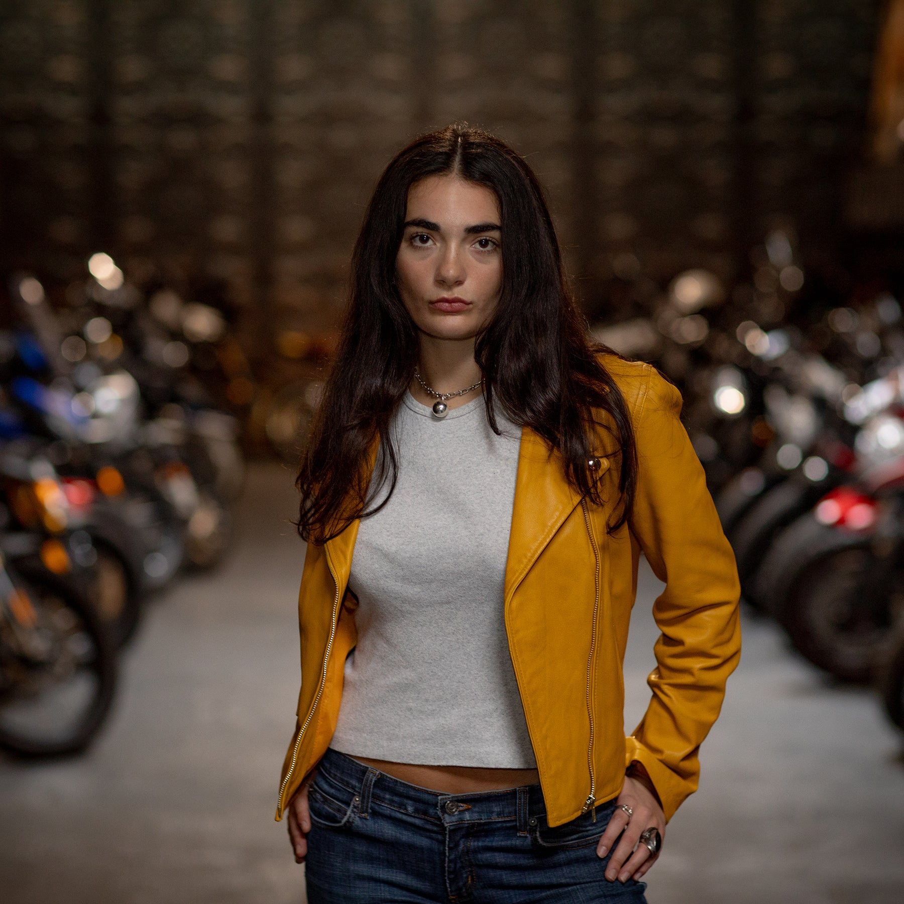 Lennox Moto Style Leather Jacket