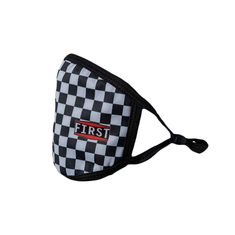 3-Ply Black/Gray Checkerboard Reusable Non-Medical Breathable & adjustable Ear Loops Face Masks (5-Pcs Pack) Face Mask Accessories